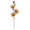 Garden Line Декоративный цветок — хризантема, 3 цветка, 101 см, желтая, TER2962 - Home Club