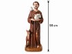 Chomik Скульптура Святого Франциска Ассизского, 99 см, RAI6148 - Home Club, изображение 2