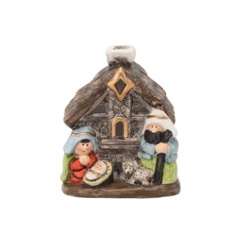 Chomik Рождественская Шопка Домок С Светодиодами 10 X 6,6 X 12 См, SID3430 - Home Club
