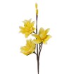 Garden Line Декоративный цветок — магнолия, 3 цветка, 90 см, жёлтый, TER2948 - Home Club
