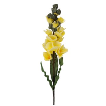 Garden Line Декоративный цветок — гладиолус, 110 см, жёлтый, TER2931 - Home Club