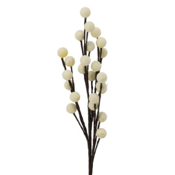 Garden Line Декоративная трава — шарики, 84 см, белые, TER3365 - Home Club