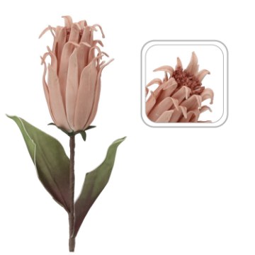 Garden Line Декоративный цветок — 76 см, розовый, TER3037 - Home Club