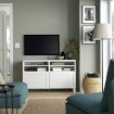 ИКЕА Скамейка под телевизор с дверцами BESTÅ БЕСТО, 490.683.24 - Home Club, изображение 2