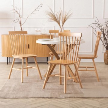 Mebel Elite Дерев'яне крісло Garton «Золотий дуб», ME.GARTON/D/K - Home Club