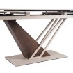 Mebel Elite Стіл Rex, керамічний, розкладний, 160–220 см, білий мармур/кашмір, ME.REX/B/O/KASZ/S160-220 - Home Club, зображення 5