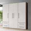 Forte Шафа 210 см із шухлядами, дуб «Сонома»/білий, MKSS841-Q36 - Home Club, Зображення 8