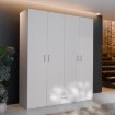 Forte Шафа 180 см із висувною шухлядою Econobox 2, біла, ECBS941-120 - Home Club
