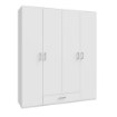 Forte Шафа 180 см із висувною шухлядою Econobox 2, біла, ECBS941-120 - Home Club, Зображення 11
