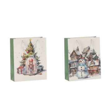 Chomik Сумка с рождественским рисунком «Frozen Christmas», 26 x 32 x 10 см, BAG0672 - Home Club