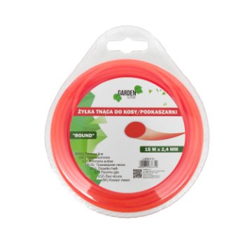 Garden Line Режущая леска для косы, подкуриватель «Round» 15 м x 2,4 мм, LAR6310 - Home Club