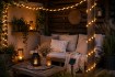 Garden Line Солнечная гирлянда для сада, длина 1 + 3 м, 35 светодиодов, теплый белый свет, SOL6056 - Home Club, изображение 9