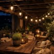Garden Line Сонячна гірлянда для саду, довжина 2 + 1,8 м, Loft, 10 світлодіодів, теплий білий колір, SOL3644 - Home Club, зображення 5