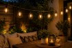 Garden Line Сонячна гірлянда для саду, довжина 2 + 1,8 м, Loft, 10 світлодіодів, теплий білий колір, SOL3644 - Home Club, зображення 6