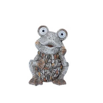 Chomik Садовая Фигурка - Лягушка Со Светящимися Глазами 14 x 12 x 18,5 См Led, GOT7942 - Home Club