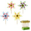 Garden Line Ветряная мельница с божьей коровкой, 9 x 27,5 см, набор из 4 цветов, AKI0537 - Home Club