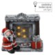 Chomik Фігурка Різдвяна - Санта Клаус Біля Каміну Led 31 x 24,5 x 28,5 См, GOT5418 - Home Club