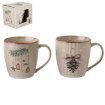 Chomik Фарфоровая чашка объёмом 480 мл с разнообразными узорами «Winter Coffee», LIL6906 - Home Club, изображение 4