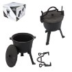 Chomik Охотничий котел из чугуна, объем 5 л, размеры 24,5 x 16 см, BBQ3703 - Home Club, изображение 15