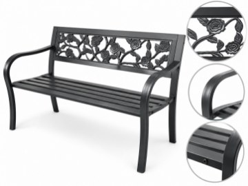 Garden Line Лавка Для Саду 125 x 53 x 77 см, MEB2927 - Home Club