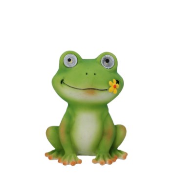 Chomik Садовая Фигурка - Лягушка Со Светящимися Глазами 9,6 x 7,5 x 13 См Led, GOT7720 - Home Club