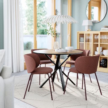 ИКЕА Стол и 4 стула NORRMJÖLE / KRYLBO, 896.345.60 - Home Club