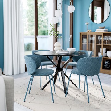 ИКЕА Стол и 4 стула NORRMJÖLE / KRYLBO, 796.344.43 - Home Club