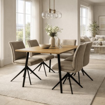 Kontrasto Ko222 Стілець Camila Ob Szen J. коричневий Dw, 5.90 90503 - Home Club