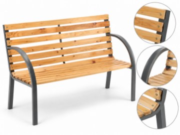 Garden Line Лавка Для Саду 120 x 60 x 80 см, MEB2790 - Home Club