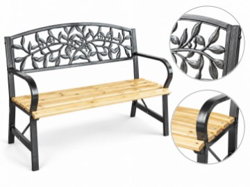 Garden Line Садова Лавка 120 x 56 x 89 см, MEB2958 - Home Club
