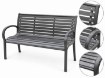 Garden Line Садова Лавка 125 x 60 x 80 Темна, MEB5842 - Home Club