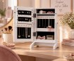 BackHome Living Шкафчик для украшений с зеркалом, белый, 21 x 15 x 35 см, PHO5775 - Home Club, изображение 6