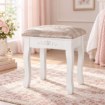 Chomik Білий туалетний столик з дзеркалом + табурет, PHO3992 - Home Club, Зображення 12