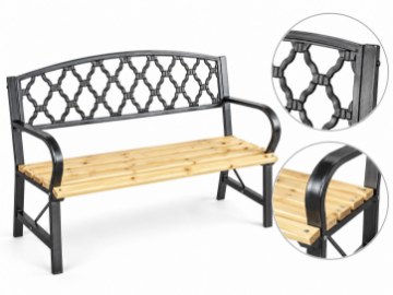 Garden Line Лавка Для Саду 120 x 56 x 85 см, MEB2941 - Home Club