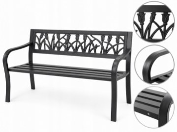 Garden Line Лавка Для Саду 125 x 53 x 77 см, MEB2910 - Home Club