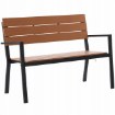 Garden Line Садова Лавка 118 x 54 x 77 См Брунатна, MEB0810 - Home Club