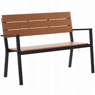 Garden Line Садова Лавка 118 x 54 x 77 См Брунатна, MEB0810 - Home Club