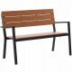 Garden Line Садова Лавка 118 x 54 x 77 См Брунатна, MEB0810 - Home Club