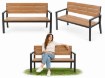 Garden Line Садова Лавка 118 x 54 x 77 См Брунатна, MEB0810 - Home Club, Зображення 5