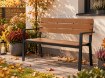 Garden Line Садова Лавка 118 x 54 x 77 См Брунатна, MEB0810 - Home Club, Зображення 7