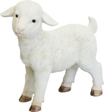 Chomik Фигура Овцы 28 x 9 x 28 см, RAI2082-12 - Home Club