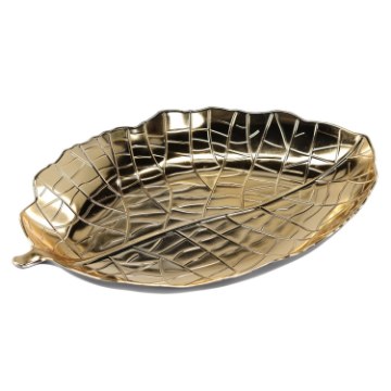 Chomik Декоративна Таца 39 x 27 x 4,5 См Золоте Листя, VEN7816 - Home Club