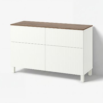 ІКЕА Комбінована стелажна система з дверцятами BESTÅ БЕСТО, 795.980.77 - Home Club