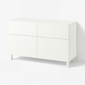 ІКЕА Комбінована стелажна система з дверцятами BESTÅ БЕСТО, 295.978.10 - Home Club