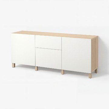 ІКЕА Комбінація з висувними ящиками BESTÅ БЕСТО, 291.956.72 - Home Club