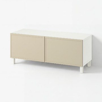 ІКЕА Стіл під телевізор з дверцятами BESTÅ БЕСТО, 095.973.59 - Home Club