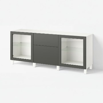 ІКЕА Комбінація з висувними ящиками BESTÅ БЕСТО, 095.754.99 - Home Club