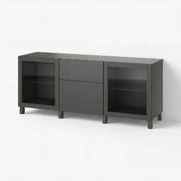ІКЕА Комбінація з висувними ящиками BESTÅ БЕСТО, 095.080.99 - Home Club