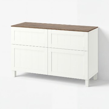 ІКЕА Комбінована стелажна система з дверцятами BESTÅ БЕСТО, 795.980.96 - Home Club