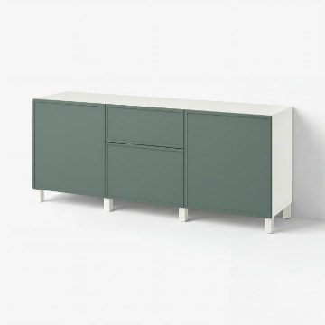 ІКЕА Комбінація з висувними ящиками BESTÅ БЕСТО, 395.977.15 - Home Club
